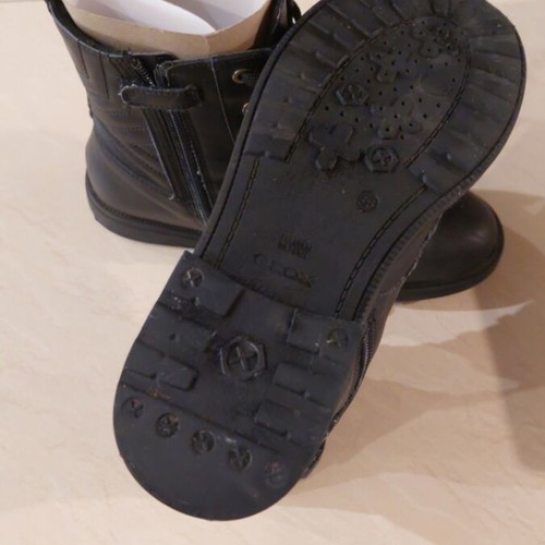 Geox J Eclair G. N J269QN black ankle boots like new, size 38
