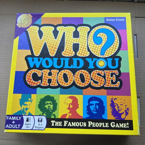 Cheatwell Games Who Would You Choose? board game used