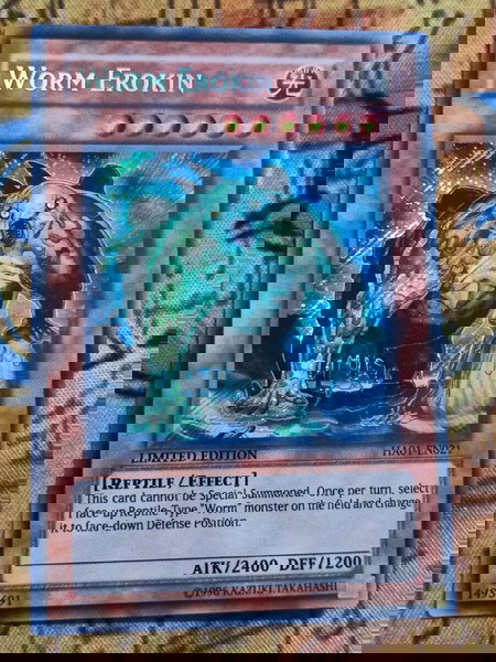 Worm Erokin (Secret Rare, Yugioh)