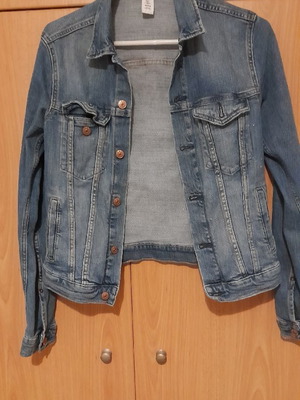 Μπουφάν denim τζην medium μεταχειρισμένο unisex μπλε