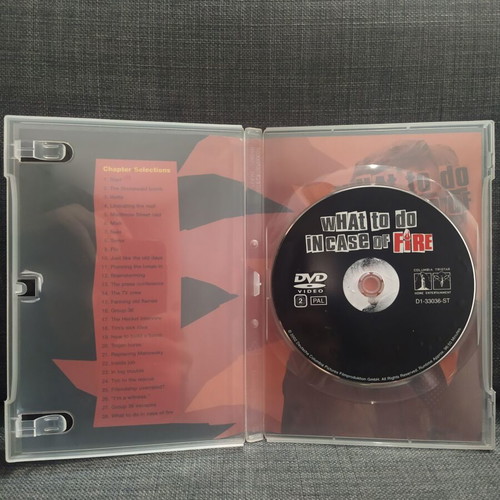 What To Do In Case Of Fire DVD used, subtitles, adventure comedy