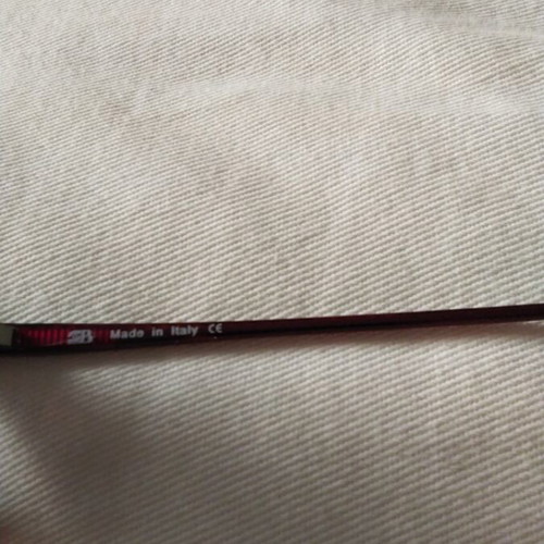 Vintage Italian Oval Eyeglass Frame like new, thin narrow bordeaux