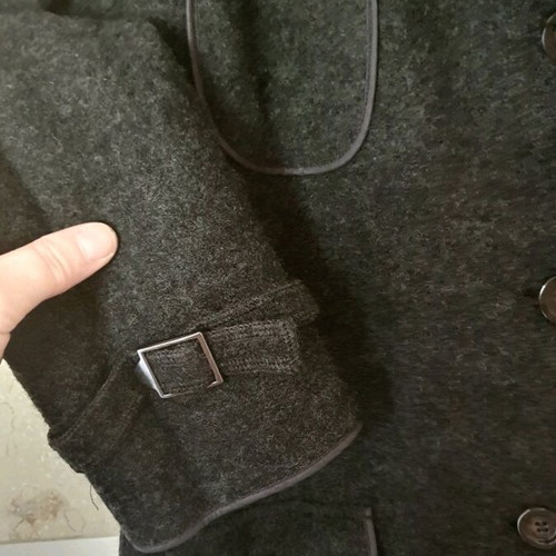 Basler wool blazer like new, gray, size L