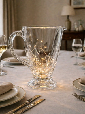 Bohemian Crystal Pitcher new, elegant design