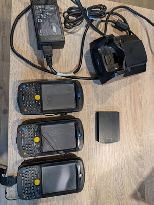 Motorola Symbol MC5590 professional barcode scanners used, pack of 3