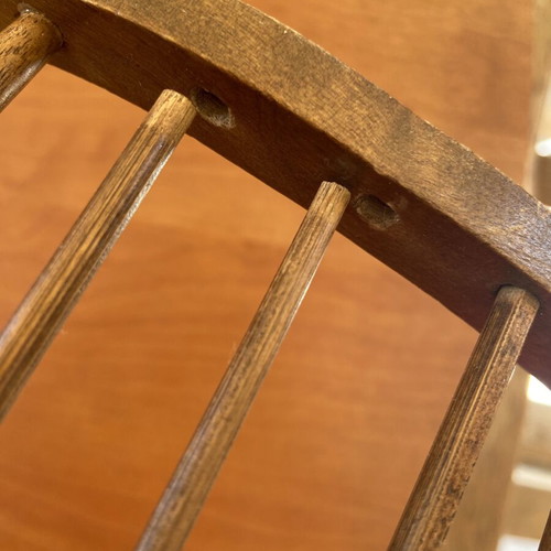 Handmade vintage decorative mini rocking chair with coaster set