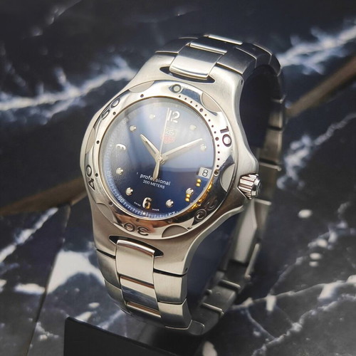 TAG Heuer Kirium Professional 200m watch used, blue sunburst dial
