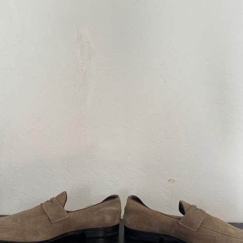 Kalogiou Loafers Size 46 Used, Beige and Brown