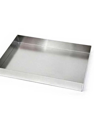 Aluminum baking tray new with handles, pack of 4, 35x70x7 cm