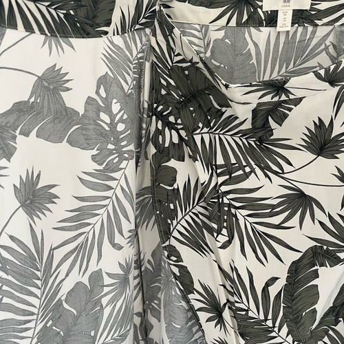 H&M summer skirt tropical pattern, size M, like new