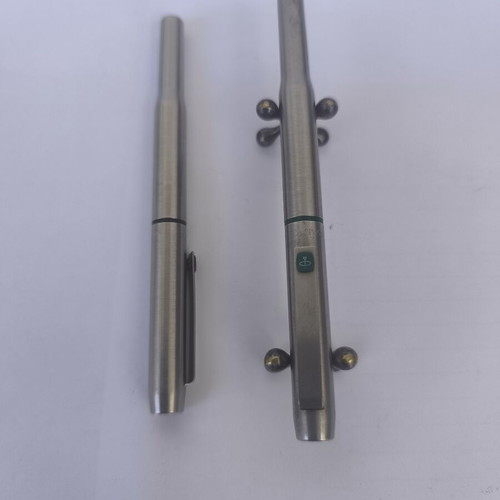 Parker 25 set rollerball made in England, used, stainless steel