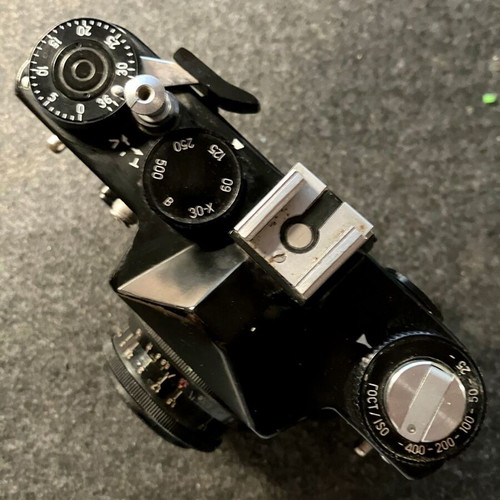 Zenit 12XP analog camera used, functional with lens