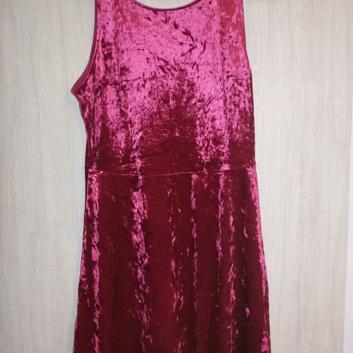 Bershka dress used, mini short with velvet texture size M