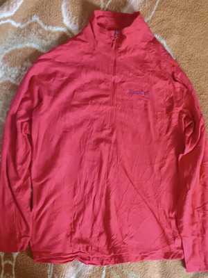 Marmot thin fleece like new, red, size M