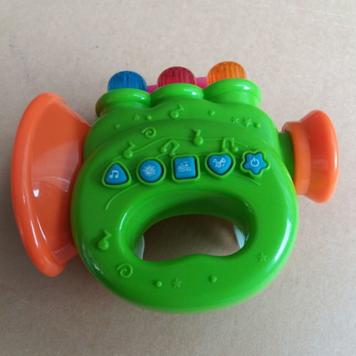 Baby trumpet with sounds and lights, new