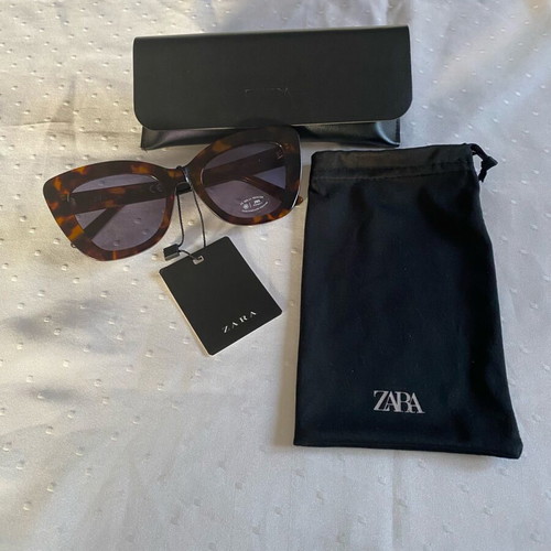 Zara cut eye sunglasses new, brown degrade with UV protection