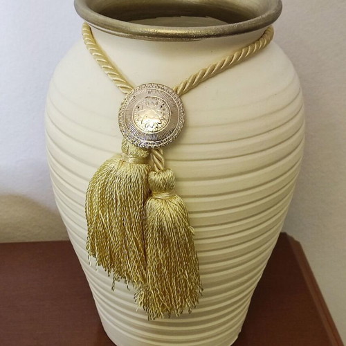 Vintage handmade decoration set like new, 20-year ceramic art