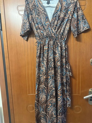 Spring-summer maxi dress like new with belt