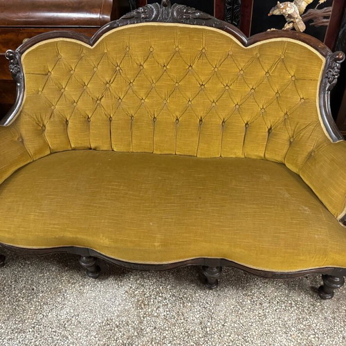 Victorian living room set used with two armchairs and 3-seat sofa