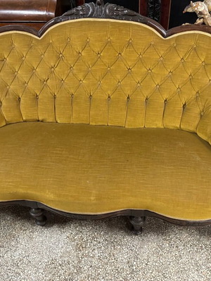 Victorian living room set used with two armchairs and 3-seat sofa