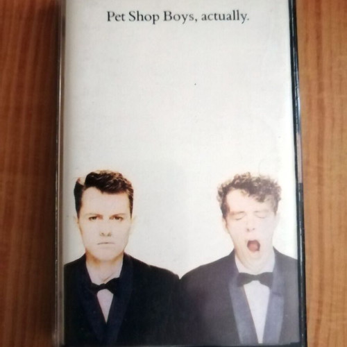 Pet Shop Boys Actually cassette tape like new, pop