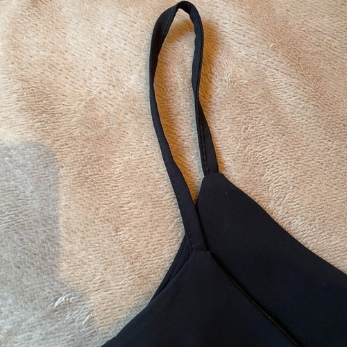 Blouse with buttons used, size s/m, black