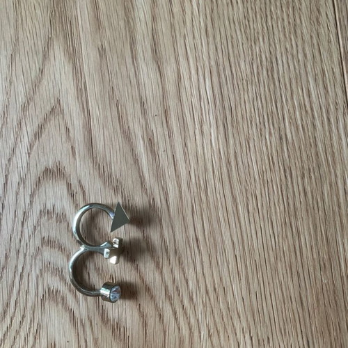 Gold-plated double ring like new