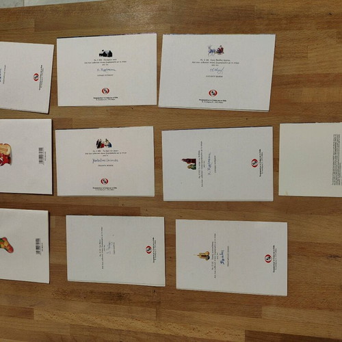 Christmas cards like new, pack