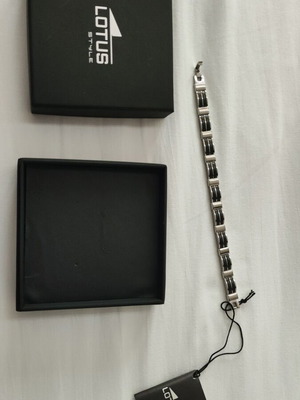 Lotus men's bracelet made of steel new unused