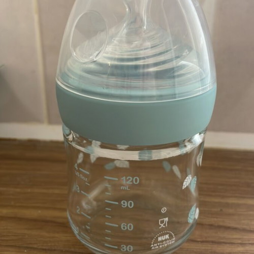 Nuk glass baby bottle like new