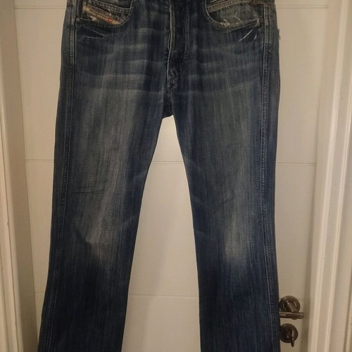 Diesel men's jeans pants like new, size L, blue with buttons