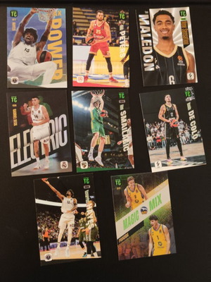 Euroleague cards pack of 8, like new