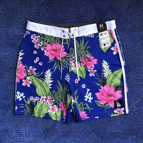 Hurley x 47 Brand Phantom MLB LA Dodgers Swim Shorts new, size 31