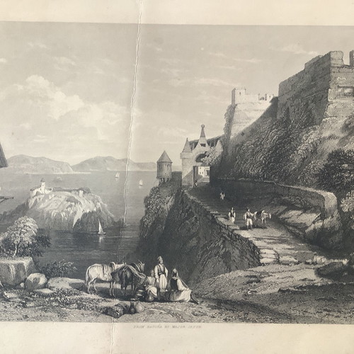 The Castle of Parga chalcography used