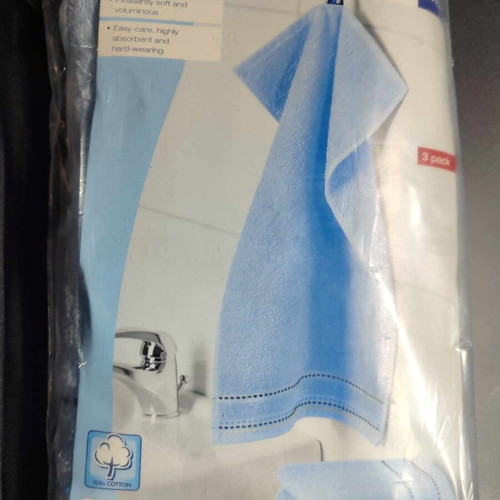 Miomare face towels new, set of 3 pieces 30x50 cm