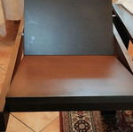 Dining set with 6 chairs used, solid wood