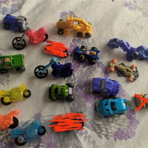 Kinder Surprise collectible figures used from various collections