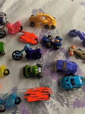 Kinder Surprise collectible figures used from various collections
