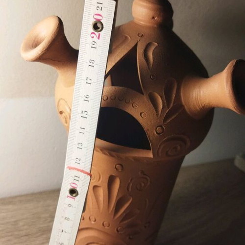 Clay lantern Sifnos new