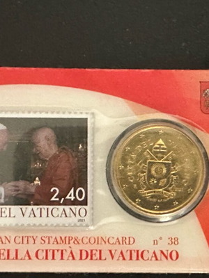Vatican di papa commemorative blister new from Vatican