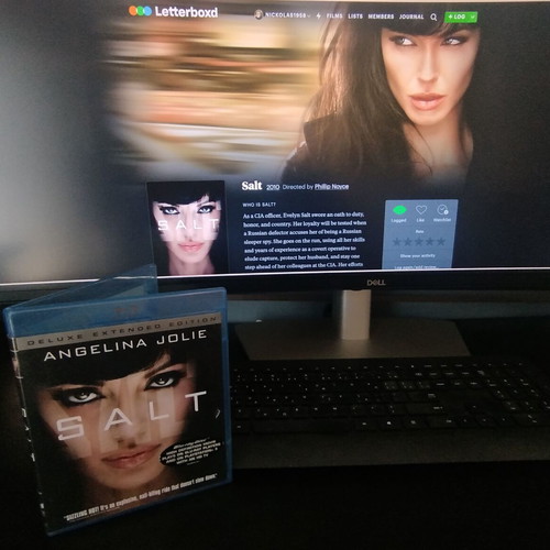 Salt Blu-Ray movie with Greek subtitles, thriller action