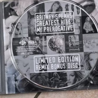 Britney Spears Greatest Hits: My Prerogative Limited Edition Bonus Disc used