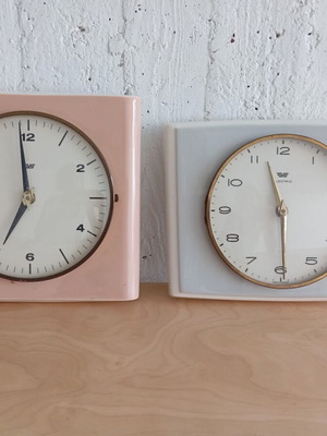 Wall clocks used, vintage style, without mechanism