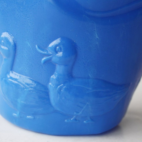 Vintage 70's plastic duckling watering can 28cm new