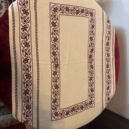 Handmade large table runner hand embroidered like new
