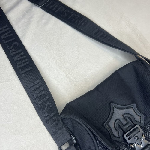 Black men's shoulder bag