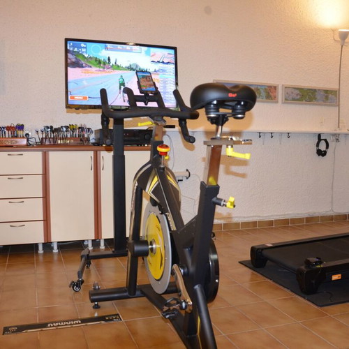 Spin bike Horizon GR6 setup virtual cycling like new