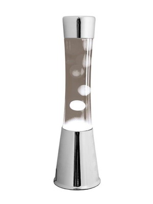 Lava Table Lamp new, gray lava, ambient lighting