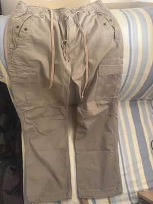 Molecule cargo pants Medium like new, gray with pockets