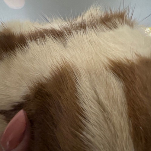Hat made of natural fur new